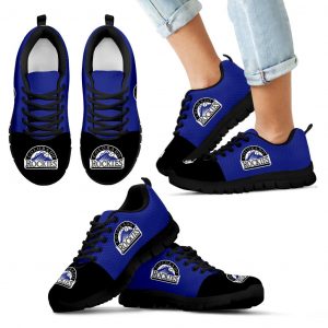 Two Colors Aparted Colorado Rockies Sneakers