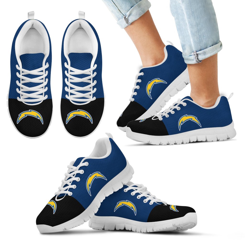 Two-Colors-Aparted-Los-Angeles-Chargers-Sneakers-1