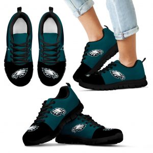 Two Colors Aparted Philadelphia Eagles Sneakers