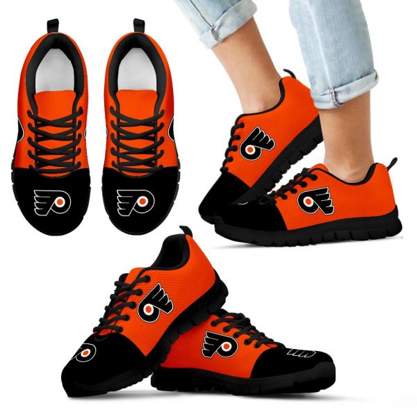 Two Colors Aparted Philadelphia Flyers Sneakers