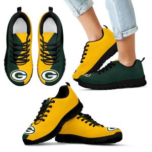 Two Colors Trending Lovely Green Bay Packers Sneakers