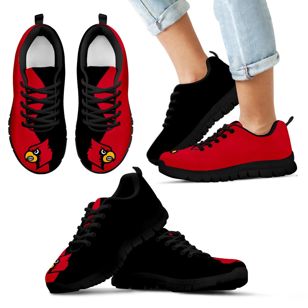 Two Colors Trending Lovely Louisville Cardinals Sneakers Two Colors Trending Lovely Louisville Cardinals Sneakers
