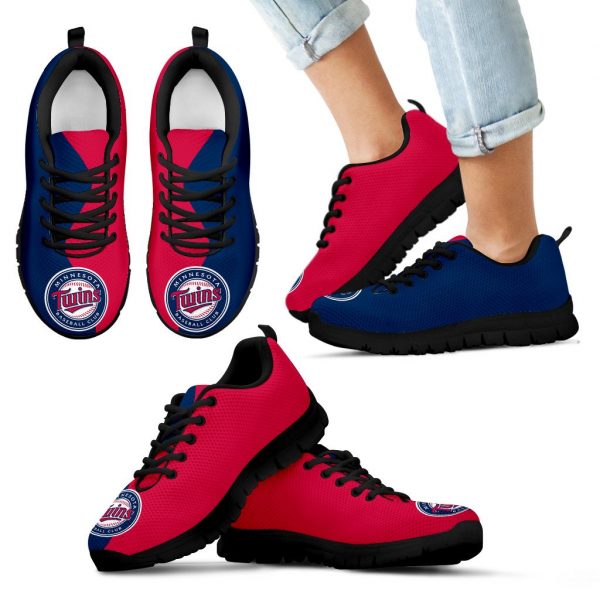 Two Colors Trending Lovely Minnesota Twins Sneakers