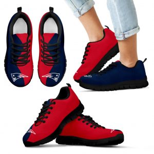 Two Colors Trending Lovely New England Patriots Sneakers