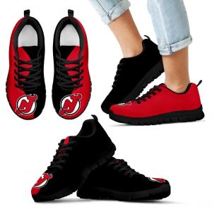 Two Colors Trending Lovely New Jersey Devils Sneakers