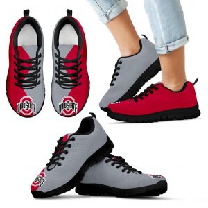 Two Colors Trending Lovely Ohio State Buckeyes Sneakers