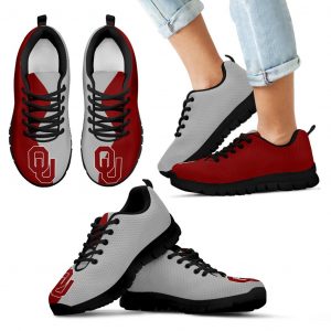 Two Colors Trending Lovely Oklahoma Sooners Sneakers