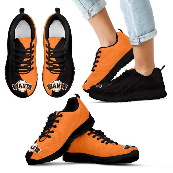 Two Colors Trending Lovely San Francisco Giants Sneakers