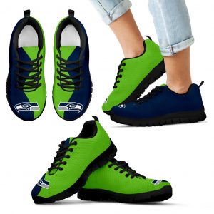 Two Colors Trending Lovely Seattle Seahawks Sneakers