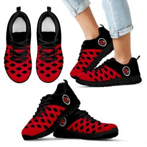 Two Colours Cross Line Louisville Cardinals Sneakers