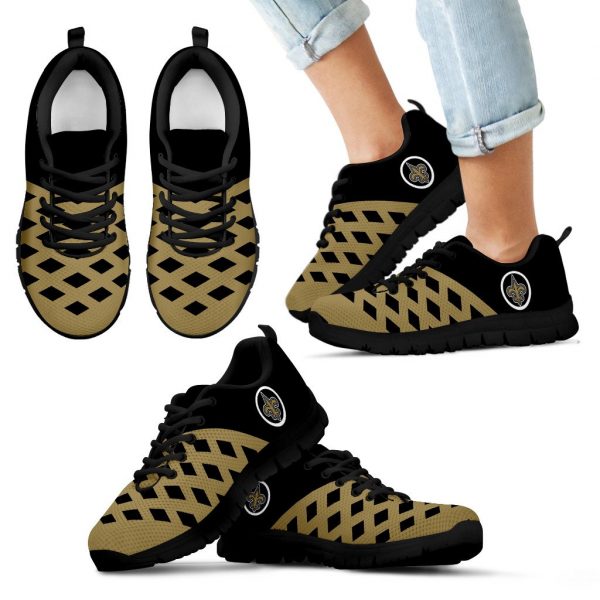 Two Colours Cross Line New Orleans Saints Sneakers