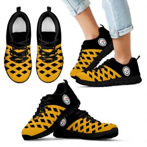 Two Colours Cross Line Pittsburgh Steelers Sneakers