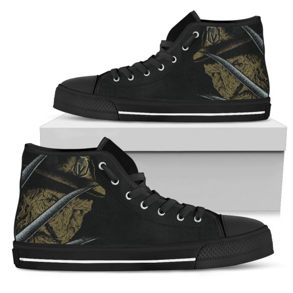 Vegas Golden Knights Nightmare Freddy Colorful High Top Shoes