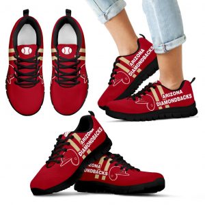 Vertical Two Line Mixed Helmet Arizona Diamondbacks Sneakers