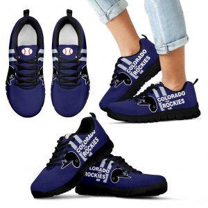 Vertical Two Line Mixed Helmet Colorado Rockies Sneakers