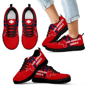 Vertical Two Line Mixed Helmet Los Angeles Angels Sneakers