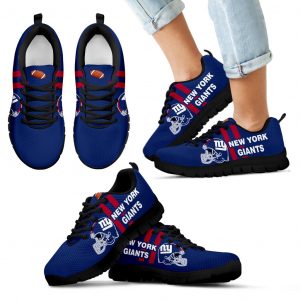 Vertical Two Line Mixed Helmet New York Giants Sneakers