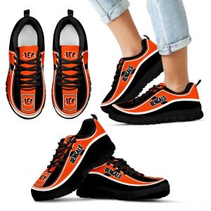 Vintage Color Flag Cincinnati Bengals Sneakers