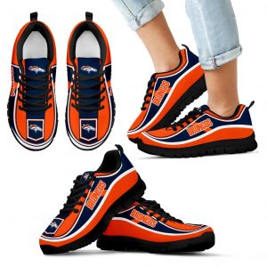 Vintage Color Flag Denver Broncos Sneakers