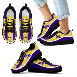 Vintage Color Flag LSU Tigers Sneakers