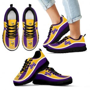 Vintage Color Flag Minnesota Vikings Sneakers