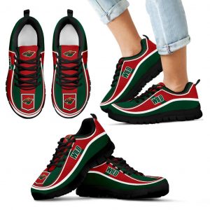 Vintage Color Flag Minnesota Wild Sneakers