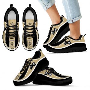 Vintage Color Flag New Orleans Saints Sneakers