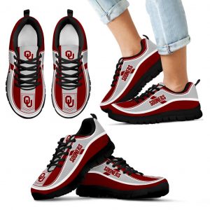 Vintage Color Flag Oklahoma Sooners Sneakers