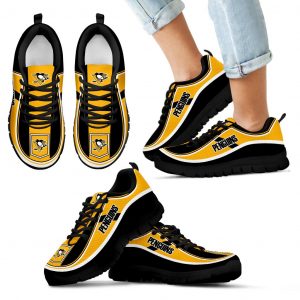 Vintage Color Flag Pittsburgh Penguins Sneakers