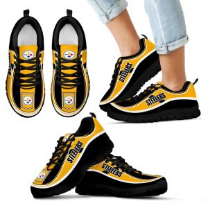 Vintage Color Flag Pittsburgh Steelers Sneakers