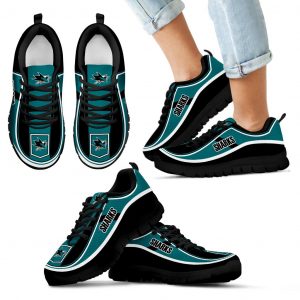 Vintage Color Flag San Jose Sharks Sneakers