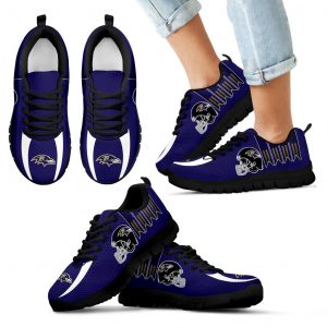 Vintage Four Flags With Streaks Baltimore Ravens Sneakers