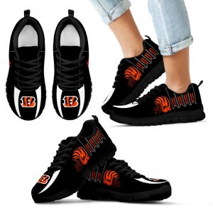 Vintage Four Flags With Streaks Cincinnati Bengals Sneakers