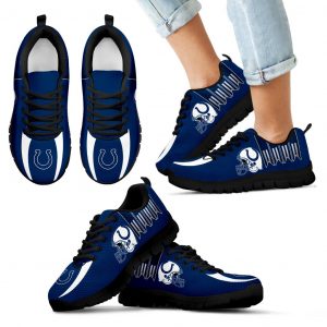 Vintage Four Flags With Streaks Indianapolis Colts Sneakers