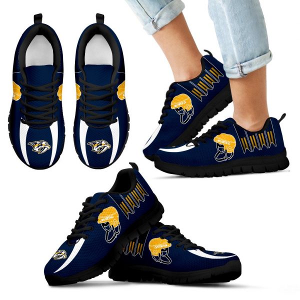 Vintage Four Flags With Streaks Nashville Predators Sneakers