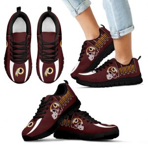 Vintage Four Flags With Streaks Washington Redskins Sneakers