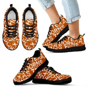 Vintage Logo Beautiful Texas Longhorns Sneakers