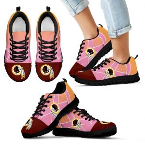 Washington Redskins Cancer Pink Ribbon Sneakers