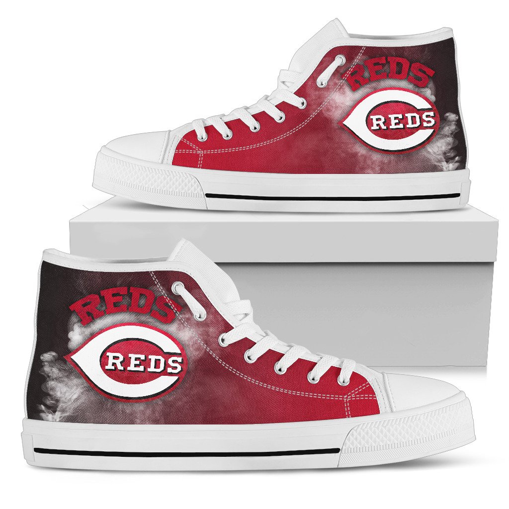 White-Smoke-Vintage-Cincinnati-Reds-High-Top-Shoes-1
