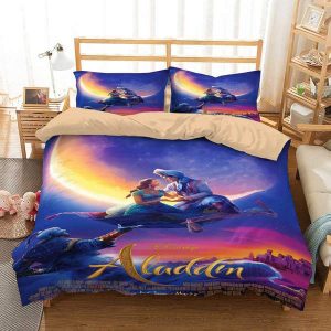 Aladdin 2019 Duvet Cover and Pillowcase Set Bedding Set 801