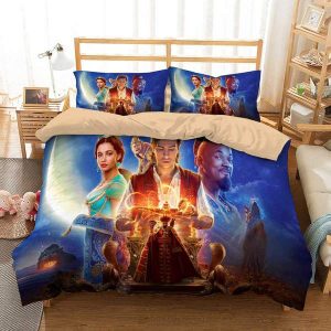 Aladdin 2019 Duvet Cover and Pillowcase Set Bedding Set 802