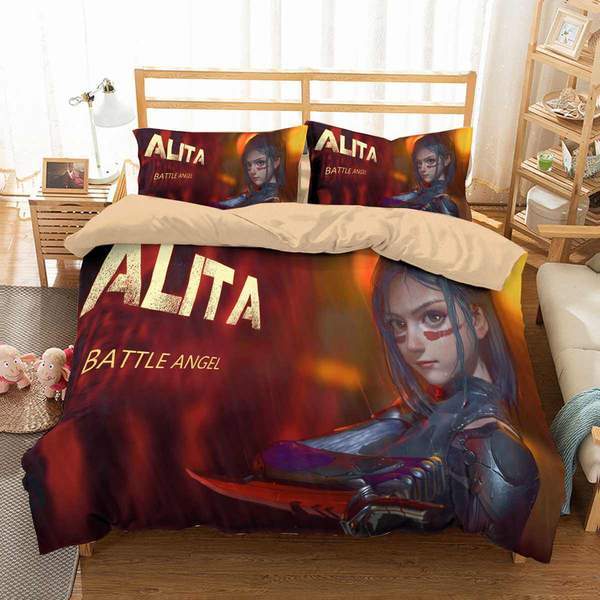 Alita Battle Angel Duvet Cover and Pillowcase Set Bedding Set 271