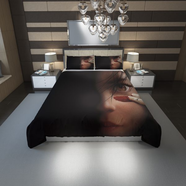 Alita Battle Angel Hd Duvet Cover and Pillowcase Set Bedding Set 1177