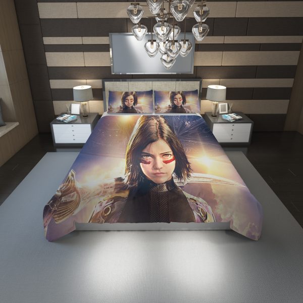 Alita Battle Angel Hd Duvet Cover and Pillowcase Set Bedding Set 1180