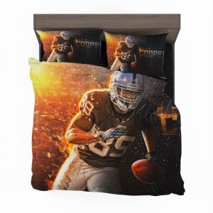 Amari Cooper Oakland Raiders Nfl Football Duvet Cover and Pillowcase Set Bedding Set