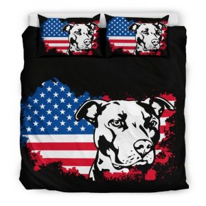 American Pit Duvet Cover and Pillowcase Set Bedding Set