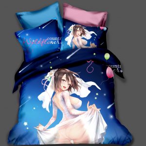 Animation Girl Comic Game Duvet Cover and Pillowcase Set Bedding Set