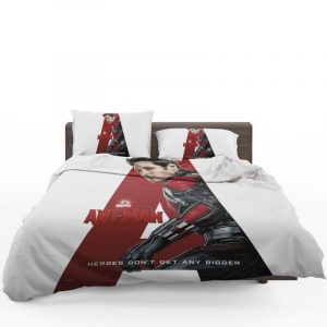 Ant Man Marvel Movie Paul Rudd Duvet Cover and Pillowcase Set Bedding Set