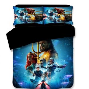 Aquaman 1 Duvet Cover and Pillowcase Set Bedding Set