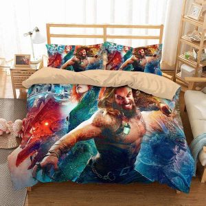 Aquaman Duvet Cover and Pillowcase Set Bedding Set 560